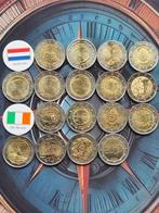 Nederland, Ierland. 2 Euro 2007/2023 (17 coins) (Zonder, Postzegels en Munten