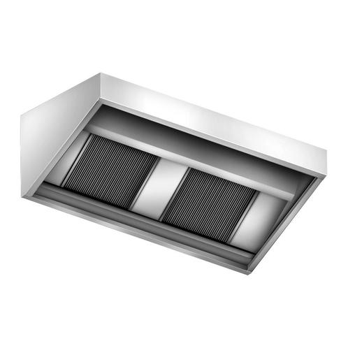 GGM Gastro | Plasma afzuigkap - 1.6 m - met filter & lamp |, Witgoed en Apparatuur, Afzuigkappen, Inbouw, 800 m³ per uur of meer