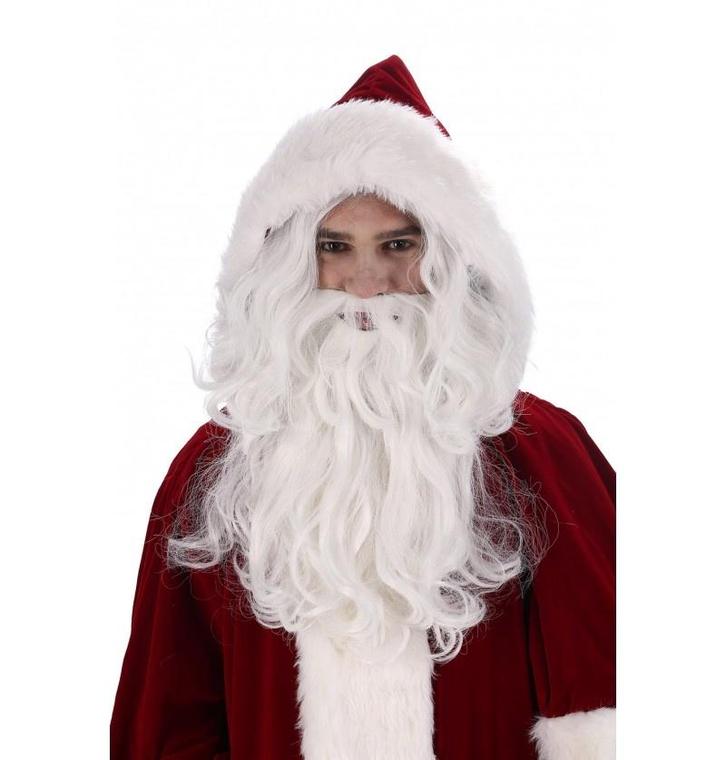 Kerstman Pruik en Baard Bart, Kleding | Heren, Carnavalskleding en Feestkleding, Nieuw, Ophalen of Verzenden