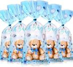 Bedankje Ooievaar blauw of roze en wit met pepermuntjes, Verzenden, Nieuw, Feestartikel, Geboorte of Huwelijk