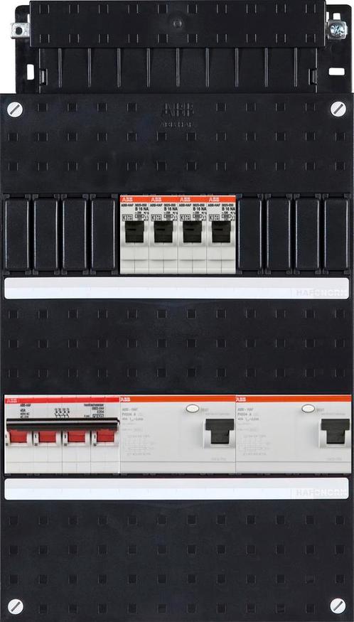 Groepenkast ABB Hafonorm | 4 Groepen 4 x Lichtgroepen | 3, Doe-het-zelf en Verbouw, Elektra en Kabels, Nieuw, Ophalen of Verzenden