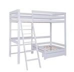 Kinder Hoogslaper 90x200 cm met Bank en Opbergruimte, Verzenden, Nieuw