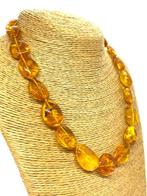 Natuurlijke Baltische Barnsteen Halsketting Insecten 33,7 g, Verzamelen