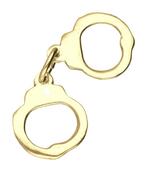 Gouden Handboeien los middel ketting hanger, Sieraden, Tassen en Uiterlijk, Verzenden, Nieuw