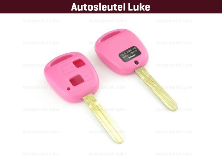 2-knops sleutel behuizing, roze kpb806 voor Toyota, Auto-onderdelen, Elektronica en Kabels, Nieuw, Verzenden