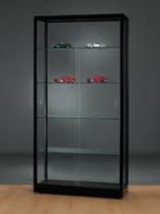 *TIP*  Luxe zwarte vitrinekast 100 cm breed showroommodel, Ophalen of Verzenden, Nieuw in verpakking