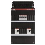 ABB uitbreidingsgroepenkast 1 fase 2 aardlekschakelaars 4, Doe-het-zelf en Verbouw, Ophalen of Verzenden, Nieuw