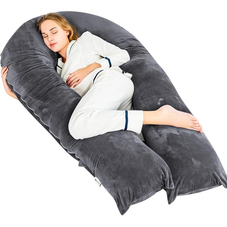 Avalo Zwangerschapskussen XXL 280 cm - U-Vorm Zijslaapkussen, Huis en Inrichting, Woonaccessoires | Kussens, Verzenden