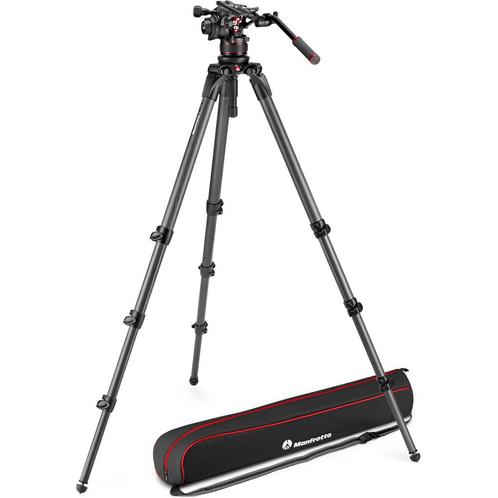 Manfrotto Nitrotech 612 & 536 SINGLE LEG, Audio, Tv en Foto, Fotografie | Statieven en Balhoofden, Driepoot, Nieuw, 175 cm of meer