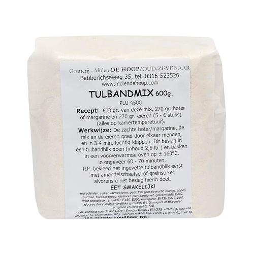 Molen de Hoop Tulbandmix 600gr, Hobby en Vrije tijd, Taarten en Cupcakes maken, Nieuw, Verzenden