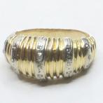 Ring - 18 karaat Geel goud - 0.12ct. tw. Diamant, Sieraden, Tassen en Uiterlijk, Nieuw