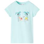 vidaXL Kindershirt 116 lichtzeeblauw, Verzenden, Nieuw