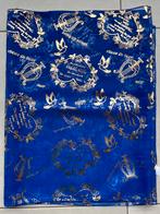 Sjaal uit Israël van koningsblauwe voile bedrukt met Bij..., Nieuw