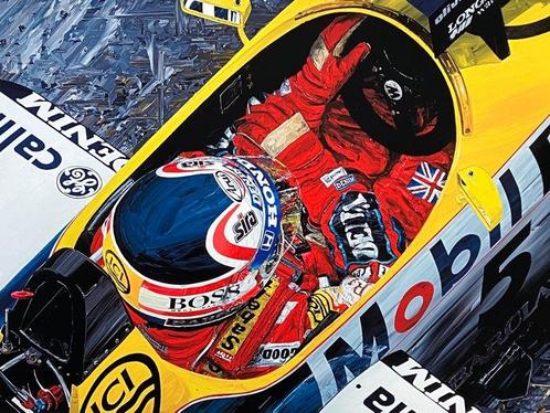 Williams - Nigel Mansell - 1987 - Print, Verzamelen, Automerken, Motoren en Formule 1