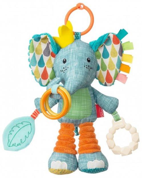 Infantino Go Gaga Playtime Pal Olifant Buggyspeeltje, Kinderen en Baby's, Speelgoed | Knuffels en Pluche, Nieuw, Verzenden
