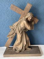 Beeld, Kruisdraging van Jezus - 38 cm - Zamak