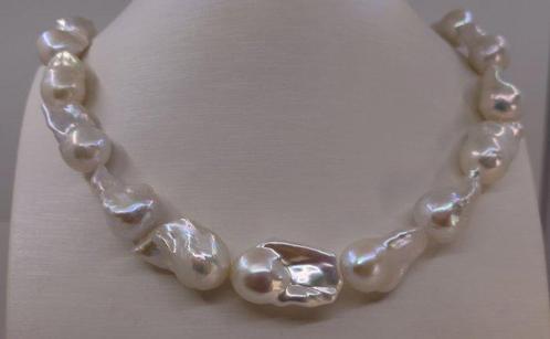 Zonder Minimumprijs - Halsketting 14x17mm Barokke Edison, Sieraden, Tassen en Uiterlijk, Kettingen