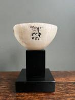 Oud-Egyptisch Albast Offerschaal - 4 cm - Zeldzame, Verzamelen