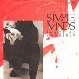 vinyl single 7 inch - Simple Minds - Sanctify Yourself, Cd's en Dvd's, Vinyl Singles, Zo goed als nieuw, Verzenden
