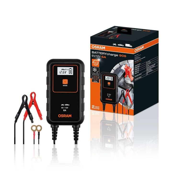 Osram BATTERY Charge 906 Acculader, Auto-onderdelen, Elektronica en Kabels, Nieuw, Ophalen of Verzenden