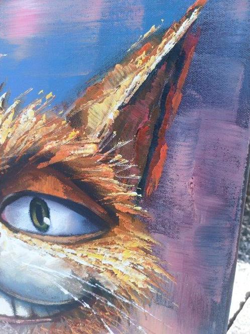 Jií Petr - Happy cat, Antiek en Kunst, Kunst | Schilderijen | Modern