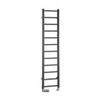 Handdoekradiator Sapho Dina Recht 30x174 cm Antraciet, Ophalen of Verzenden, Nieuw