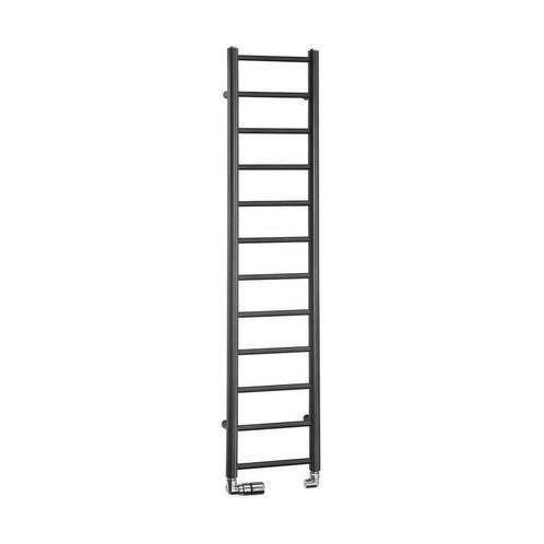 Handdoekradiator Sapho Dina Recht 30x174 cm Antraciet, Doe-het-zelf en Verbouw, Verwarming en Radiatoren, Ophalen of Verzenden