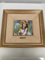 Renoir (after) - Lijst- Meisje met een bloemenhoed  -, Antiek en Kunst, Curiosa en Brocante