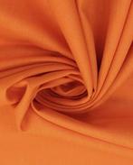 Poplin Katoen Oranje Extra Breed (280 cm), Hobby en Vrije tijd, Stoffen en Lappen, Nieuw, Oranje
