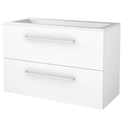 Badmeubelset Aquasplash Salt 100x46cm Met Grepen, Doe-het-zelf en Verbouw, Sanitair, Ophalen of Verzenden