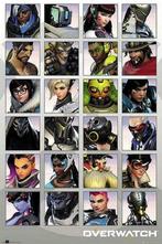 Poster Overwatch Character Portraits 61x91,5cm, Verzamelen, Verzenden, Nieuw, A1 t/m A3