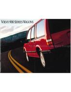 1994 VOLVO 900 SERIES WAGONS BROCHURE ENGELS, Boeken, Auto's | Folders en Tijdschriften, Nieuw, Volvo, Author