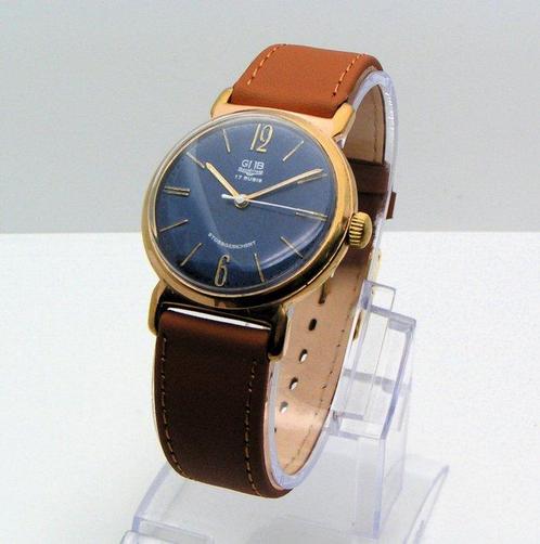 GUB Glashütte - Stossgesichert - cal. 70.1 - Zonder, Sieraden, Tassen en Uiterlijk, Horloges | Heren