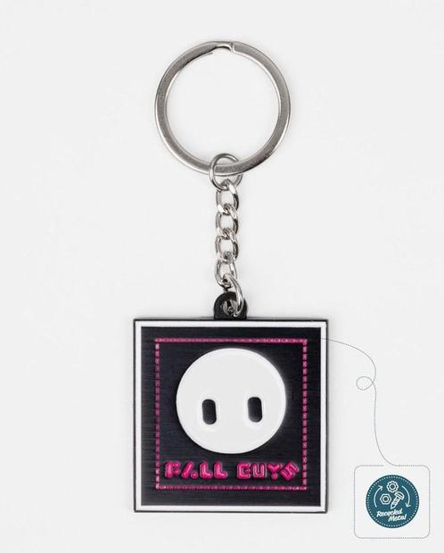 ItemLab Fall Guys Metalen Sleutelhanger-Square Eyes, Verzamelen, Sleutelhangers, Nieuw, Ophalen of Verzenden
