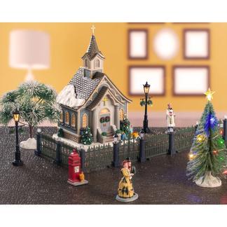 Kerstdorp set | Lemax | Small Town Church Set | Caddington, Diversen, Kerst, Nieuw, Verzenden