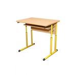 Schooltafel | Verstelbaar | Geel | Voor Kinderen 1.30-1.90m, Verzenden, Nieuw in verpakking