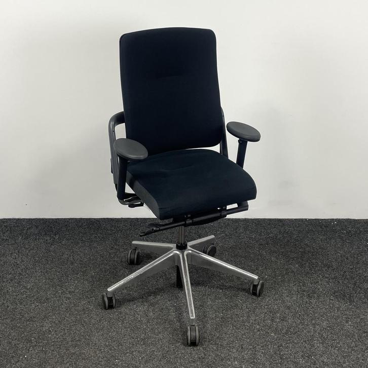 Bureaustoel Grahl Xenium - Zwart - Chroom Voetkruis, Huis en Inrichting, Bureaustoelen, Bureaustoel, Gebruikt, Ergonomisch, Ophalen of Verzenden