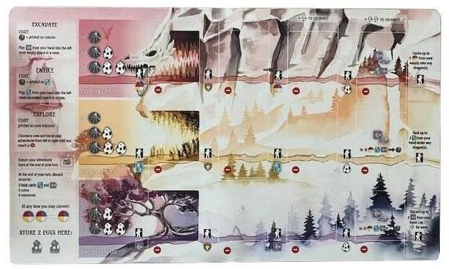 Wyrmspan - Playmat (1 stuk) | Stonemaier Games -, Hobby en Vrije tijd, Gezelschapsspellen | Bordspellen, Nieuw, Verzenden