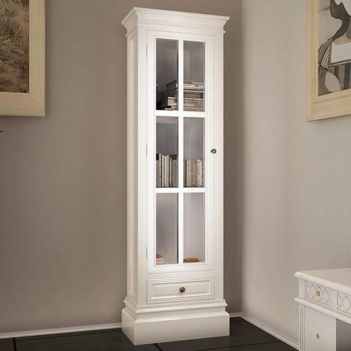 vidaXL Boekenkast met 3 schappen hout wit, Huis en Inrichting, Kasten | Boekenkasten, 25 tot 50 cm, Nieuw, Overige houtsoorten