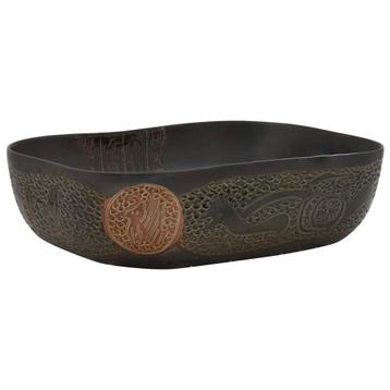 Opzetwasbak Zwart 48cm - Retourdeal - Badkamer Upgrade -47% beschikbaar voor biedingen