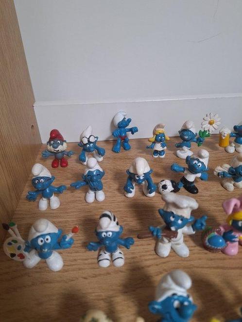 Schleich, Peyo, Bully - Speelgoed Smurfen 50 stuks -, Antiek en Kunst, Antiek | Overige Antiek