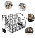 Uittrekbaar Kruidenrek – 3-Lagen Kast Organizer Keuken, Verzenden, Nieuw