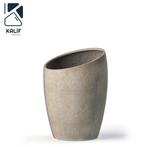 Ares L 66x66x90 cm Grey, Tuin en Terras, Verzenden, Nieuw, Rond, Beton