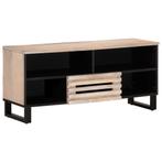 vidaXL Tv-meubel 100x34x46 cm massief mangohout, Huis en Inrichting, Verzenden, Nieuw