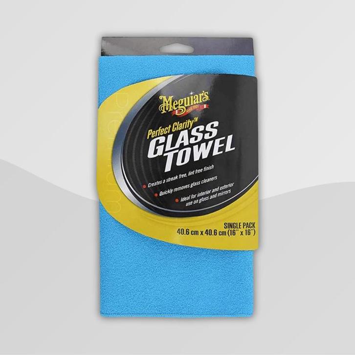Meguiars Perfect Clarity Glass Towel Blue (Glasdoek), Auto diversen, Onderhoudsmiddelen, Ophalen of Verzenden