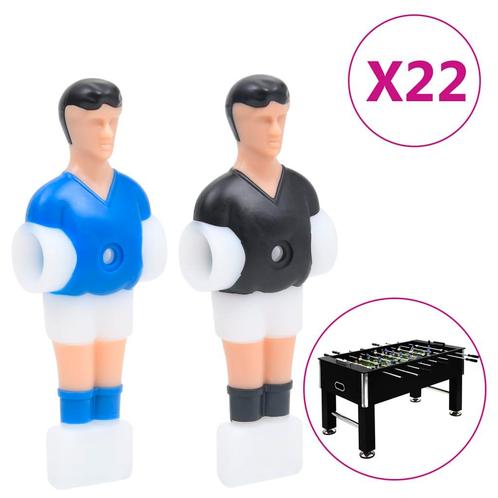 vidaXL Tafelvoetbalspelers voor 12,7 mm staaf 22 st, Kinderen en Baby's, Speelgoed | Voetbaltafels, Nieuw, Verzenden