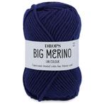 DROPS Big Merino Uni Colour - 17 marineblauw - Wol Garen, Hobby en Vrije tijd, Breien en Haken, Ophalen of Verzenden, Nieuw