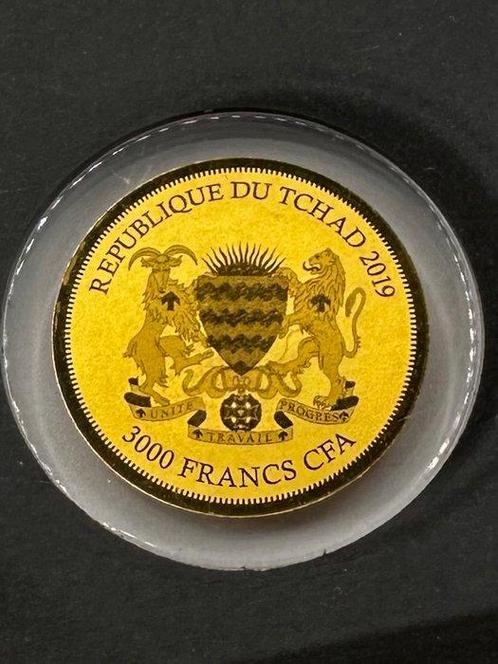 Tsjaad. 3000 Francs CFA 2019 “Wir Sind Das Volk” 1/500 oz, Postzegels en Munten, Munten | Europa | Niet-Euromunten