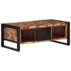 vidaXL Salontafel 90x50x36 cm massief gerecycled hout, 50 tot 100 cm, Verzenden, Nieuw, 50 tot 100 cm