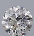 1 pcs Diamant - 0.50 ct - Briljant - F - VS2
